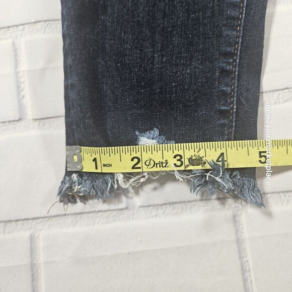 LOFT Made and Loved Skinny Jeans Women's 27/4 Dark blue Mid Rise Dark Wash - Picture 8 of 11